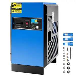 VEVOR Compressed Air Dryer, 85CFM Refrigerated Air Dryer, 110-120V Industrial Refrigerated Air-Drying System for 15HP 20HP Compressors - with Color Screen Control Panel and Automatic DrainageVEVOR Super Brand Day