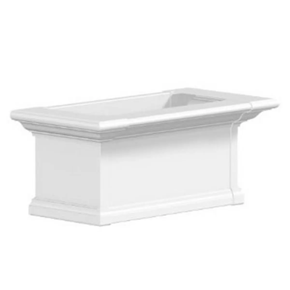 Mayne 4822-W Yorkshire 2 ft. Window Box - White
