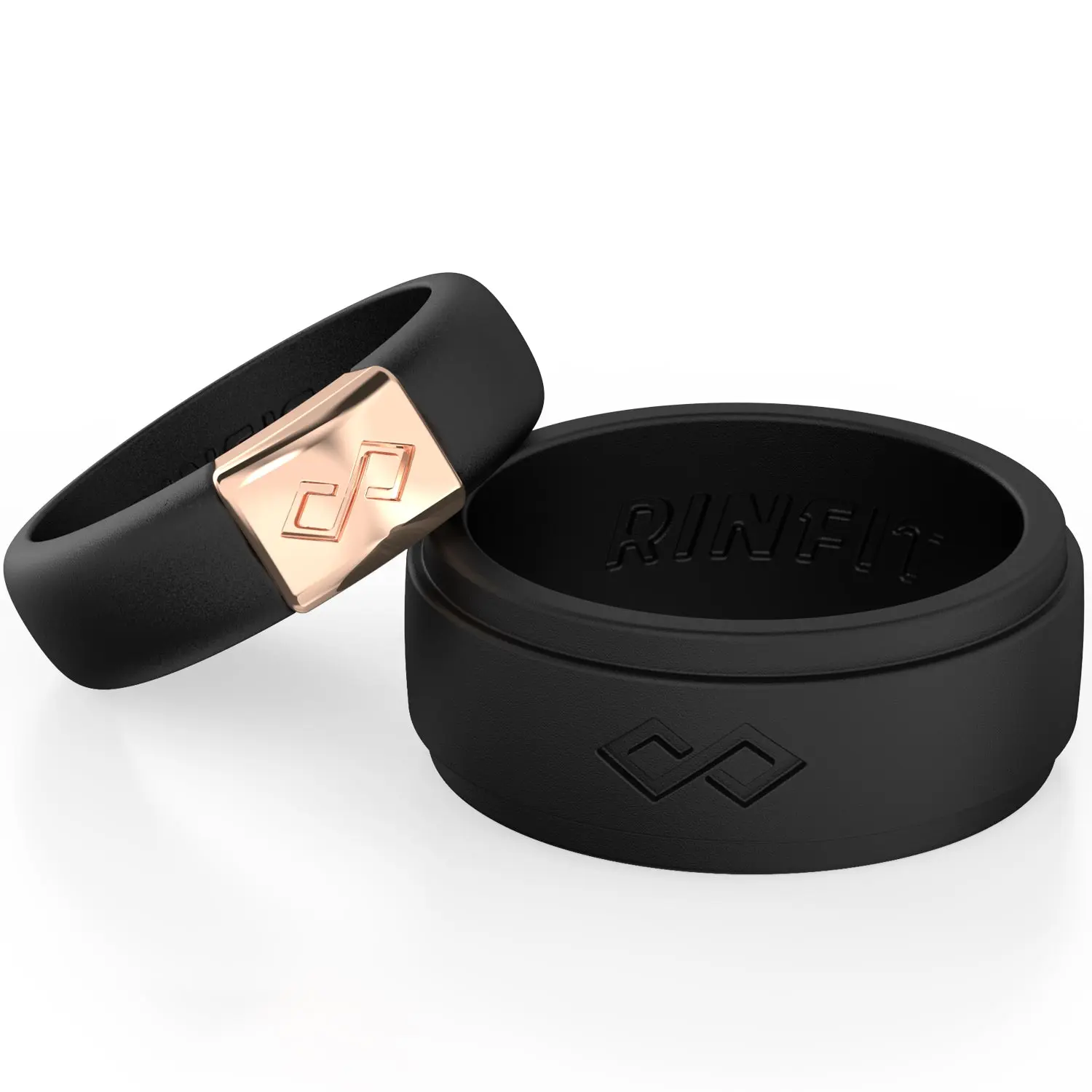 Couple Bundle Silicone Wedding Ring Bundle Set#86 Couple Bundle Silicone Wedding Ring Bundle Set#86