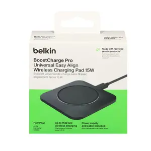Belkin BoostCharge Pro Universal Easy Align Wireless Charging Pad 15W