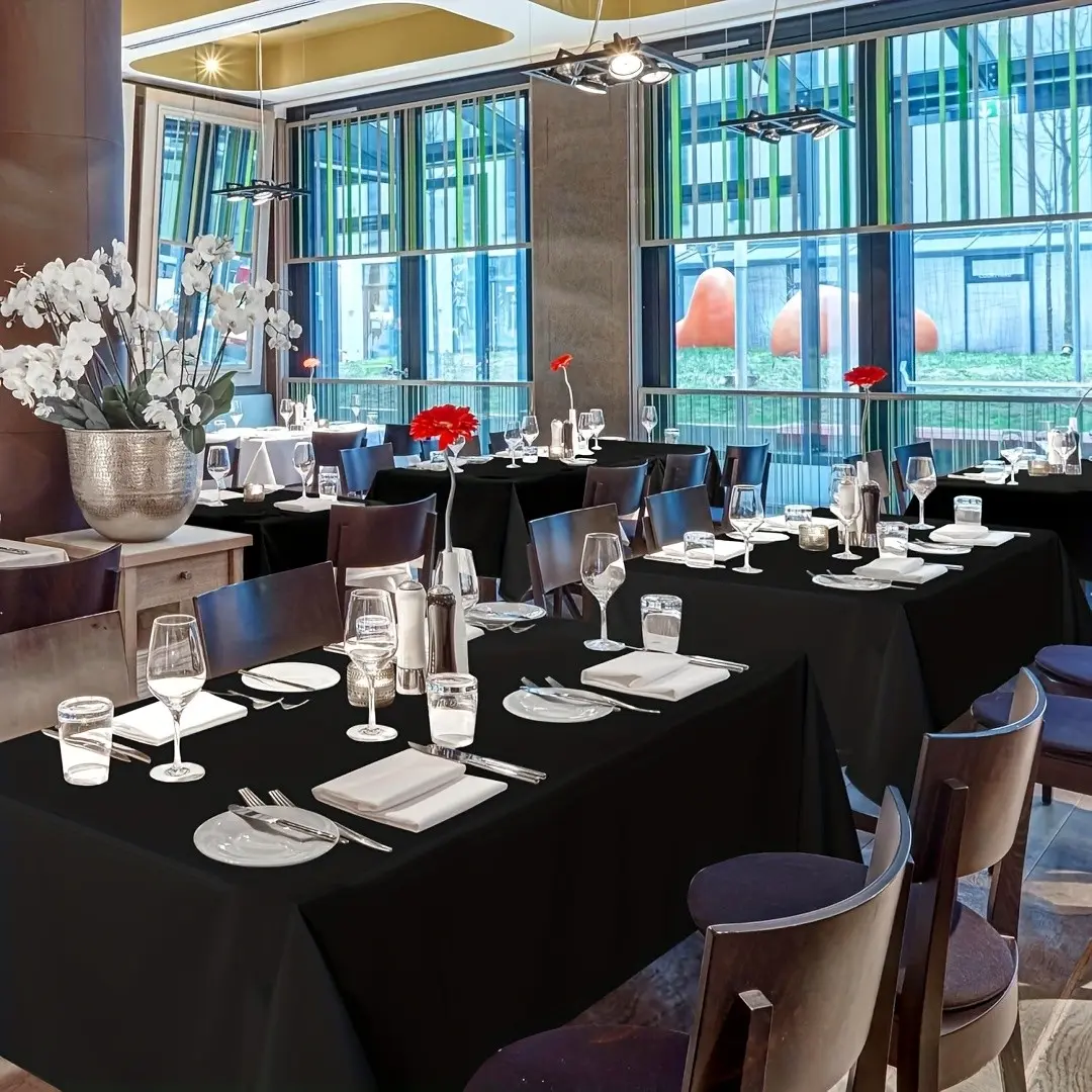 Minimalist Tablecloth 274x137cm, Large Size French Luxury Restaurant Party Setup, 10pcs Universal Table Cover