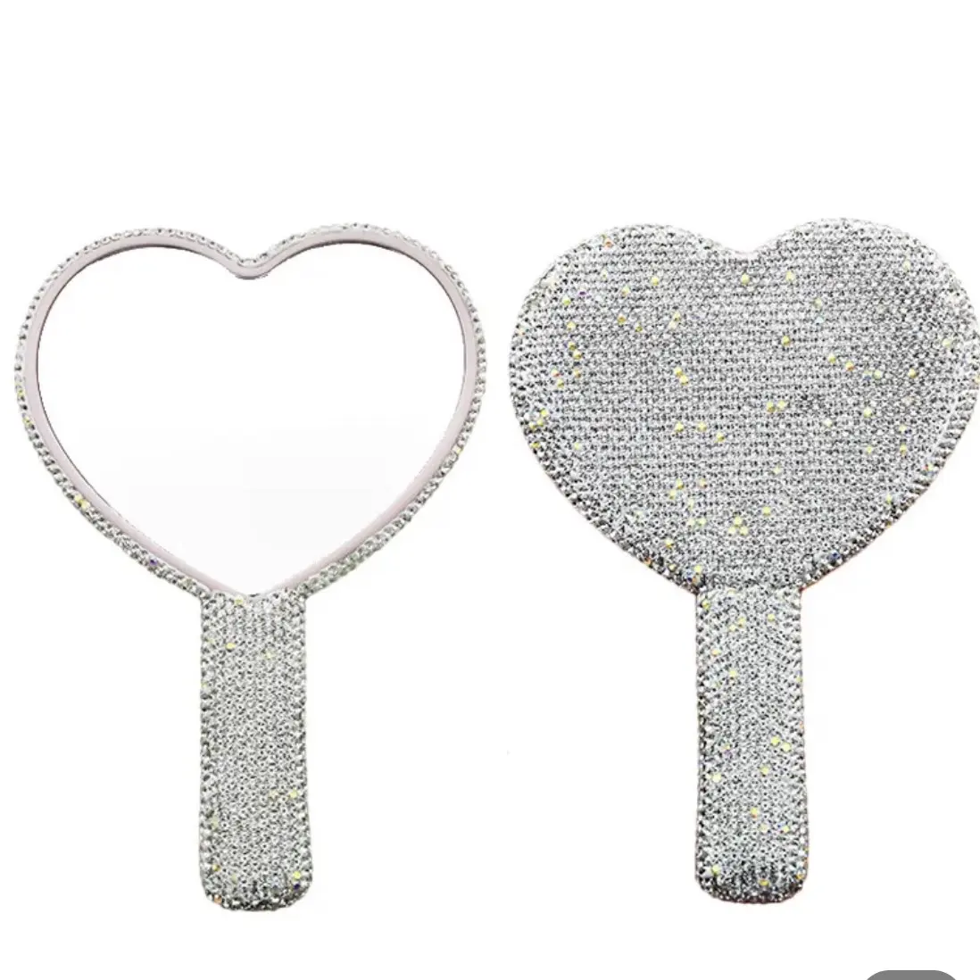 Silver Diamond Mirror