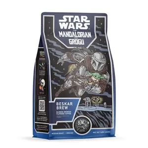 Bones Coffee Company | Beskar Brew Brown Sugar Butter Vanilla Flavored Coffee 12oz Medium Roast Arabica