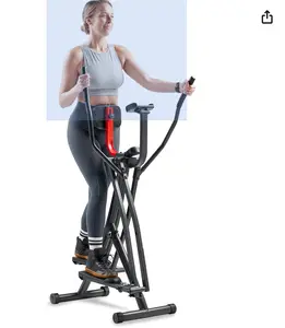 Air Walk Cross Trainer Elliptical Machine Glider w/Performance LCD Monitor, Low-Impact, 30 Inch Stride and  Optional Exclusive  App Enhanced Bluetooth Connectivity