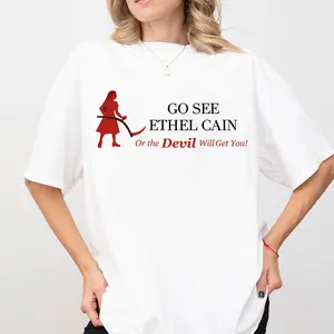 Go See Ethel Cain Shirt, Indie Aesthetic Tee, Dark Feminine Graphic Tee, Gothic Quote Shirt, Alternative Music Fan Gift