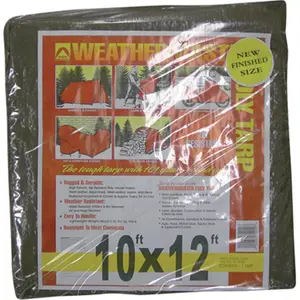 Dize  Brown Poly Tarp - 10 x 12 ft., Model No. BT1012