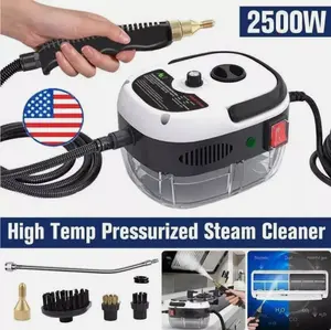 Professional 2500W Steam Cleaner High Temp Sanitizer Machine Kills 99.9% Germs Without Chemicals for Home Kitchen Bathroom Car Cleaning White