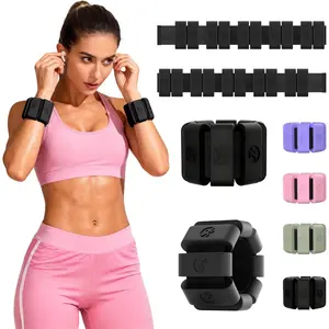 Adjustable Wrist & Leg Weights for Women Men 0.75lb-1lb-1.3lb Each for Walking Yoga Dance Barre Gym