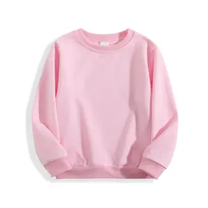 Holafish Toddler Kids Crewneck Sweatshirt Long Sleeve Unisex Comfy Casual Top Cute Soft Everyday Wear for Play and School