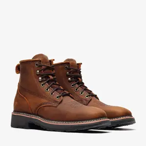 RANCHER GRIT 6" SQUARE TOE LACER  - RANCHER GRIT 6" PUNTA CUADRADA CON CORDONES