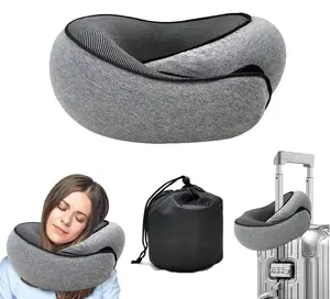 1 Count Supportive Snail Design  Neck Pillow,for Long Flights & Airplane Sleep Comfort,Travel Nap Pillow,Breathable Comfortable Orthopedic Memory Foam Neck Pillow,Supportive Ergonomic Memory Foam
