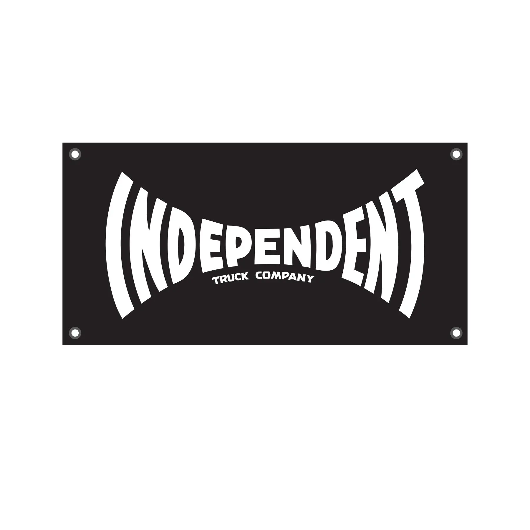 36in Span Independent Trucks Vinyl Banner, Artwork Backdrop Display for Festive & Party Home Decor