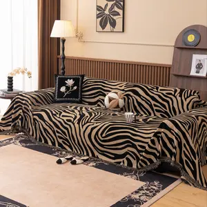 Animal Pattern Sofa Cover, 1 Count Non-slip Sofa Slipcover, Soft Comfortable Decorative Sofa Cover for Home Living Room, Home Decor, Sofa Couch Covers