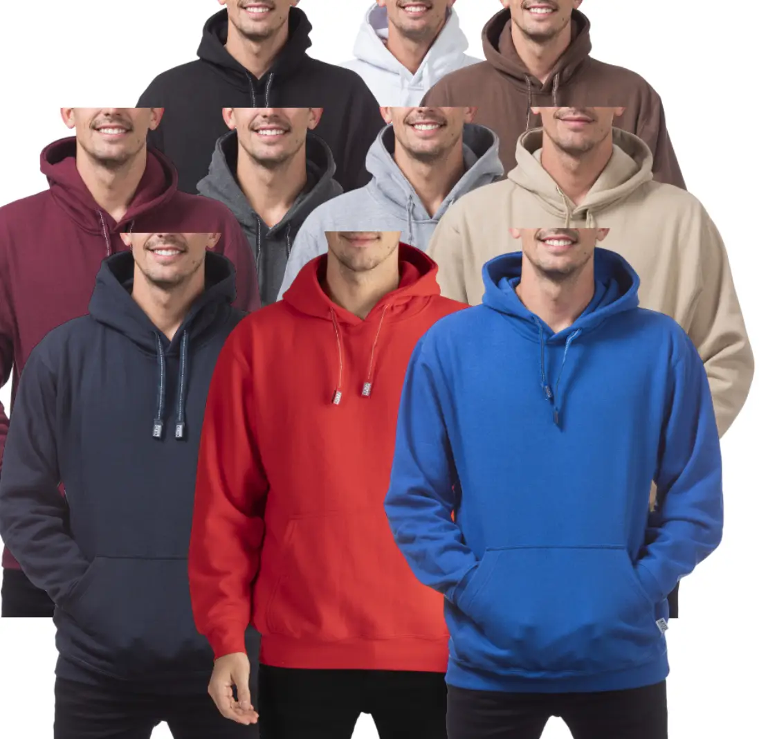 Pro Club Men's Heavyweight Pullover Hoodie Menswear Sweatshirts