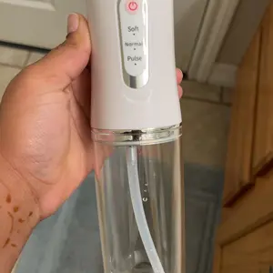 Electric Water Flosser, Portable Rechargeable Oral Irrigator with 4 Multifunctional Nozzle for Home & Travel, Waterproof Teeth Cleaner,  Waterflosser, 3 Modes Teeth Cleaning Tool, Winter Gift,  Chrismas Gift