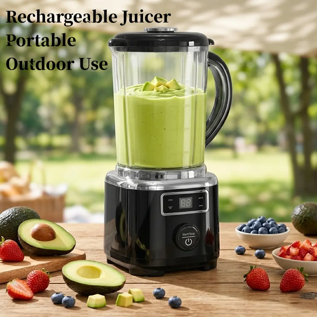 4-in-1 Food Processor and Blender Combo, Powerful Meat Grinder & Juicer Machine for Meal Prep, Electric Smoothie Blender & Baby Food Chopper with Pulse