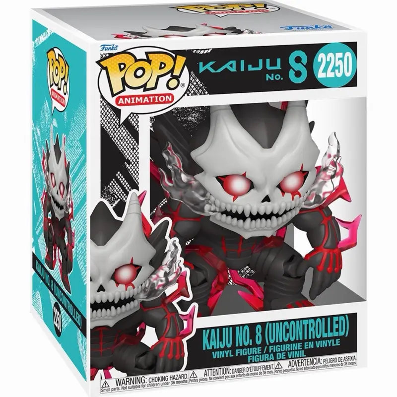 Funko Kaiju No.8 Uncontrolled Collectible Figure, Articulated Joints Toy, Holiday Gift for Pose Creation & Mix & Match Display