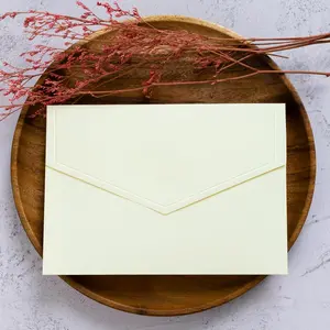 5x7 Envelopes for Invitations 50 Pack Beige Invitations Envelopes 5x7 Size for Wedding,Greeting Cards,Blank Cards,Card Stock