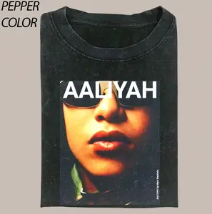 AALIYAH TYPEFACE T-Shirt, Music Band T-Shirts, 90s Retro Shirt, Country Music Tees, Vintage Graphic Tee, Unisex Shirt Womenswear Menswear Top Streetwear Oufits, Gift For Men