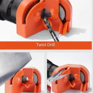 Portable Drill Bit Grinder Polisher, New Drill Bit Grinding Tool, Multi-Functional Twist Drill Polishing Impact Drill Bit Holder