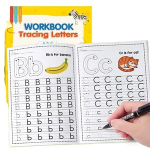 26 English Letters Tracing Workbook for Kids Preschool to Grade 1 Handwriting Practice Kindergarten to First Grade Alphabet Tracing Book with Upper and Lower Case Letters for Early Learning and Pen Control Training