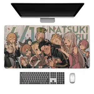 R-Re Zero Anime Mouse Pad, Keyboard Mat, Kawai Re:Zero Manga Playmat, Re:Zero Characters Anime Desk Mat For Computer Accessories, Gift For Gamer