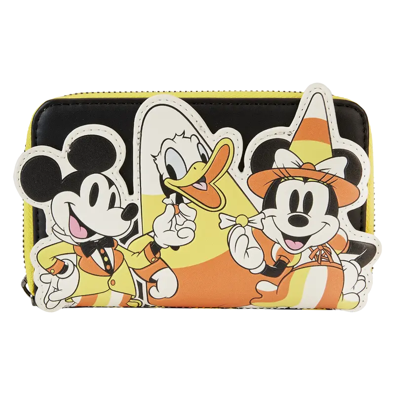 Mickey & Friends Candy Corn Zip-Around Wallet