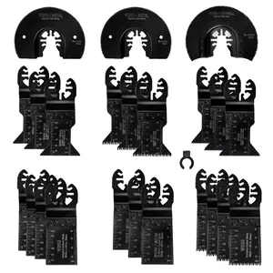 #JumpstartSale WORKPRO 23-Count Metal/Wood Oscillating Saw Blades Set for Quick Release Multitool, Blades for Dewalt, Craftsman, Ridgid, Milwaukee, Rockwell, Ryobi and More