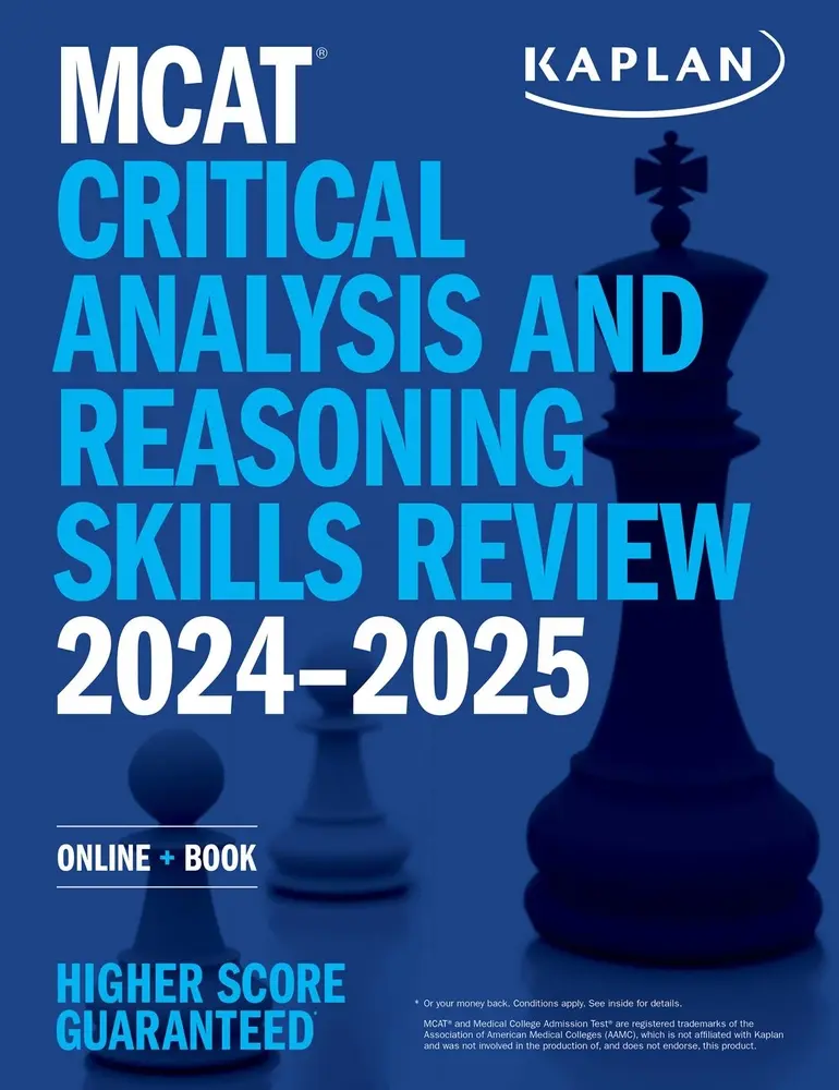USED Book - MCAT Critical Analysis and Reasoning Skills Review 2024-2025: Online + Book by Kaplan Test Prep (Paperback) - english