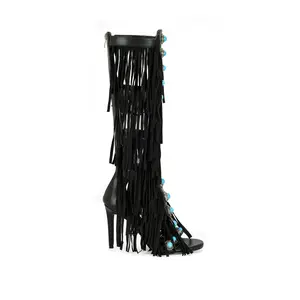 AMADEO-BLACK STILETTO SANDAL