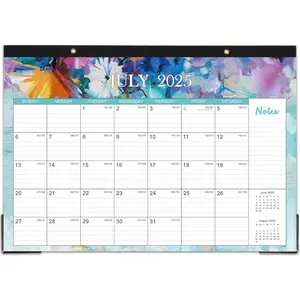 2025-2026 Desk Calendar - Large Desk Calendar 2025-2026, 17" x 12", July 2025 - December 2026, Corner Protectors, Hanging Holes, Desk/Wall Calendar for Planning and Organizing