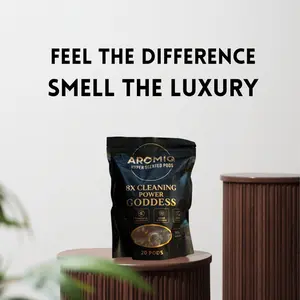 Aromiq Goddess Hyper Scented Laundry Pods – Luxury Perfume-Inspired Detergent Capsules | Irresistible Long-Lasting Fragrance, Deep Clean & Fabric Softness | Bergamot Laundry Detergent |7-Day Freshness – 20 Pods