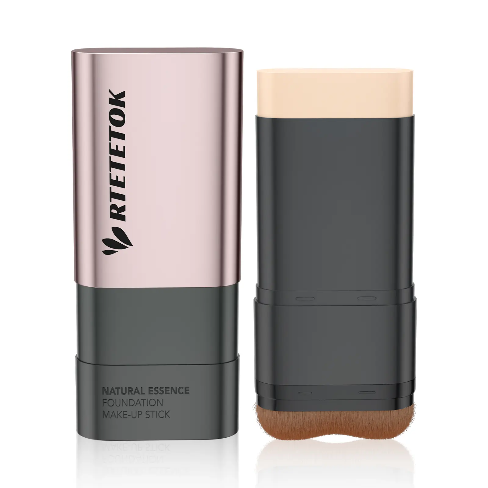 RTETETOK Semi Matte Natural Beige waterproof sweatproof long-lasting Concealer Cosmetic Foundation Stick Makeup