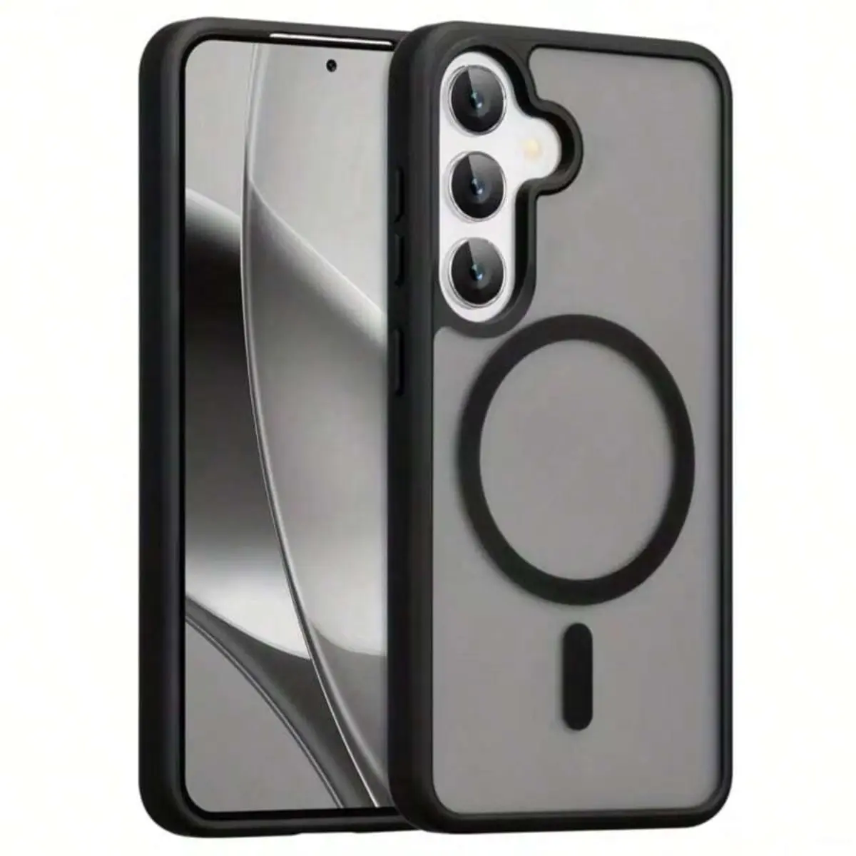 Magnetic Wireless Charge Case For Galaxy S26 S25 FE S24 S23 Ultra Plus A14 A15 A16 A17 A26 A56 A36 A55 A54 A35 A37 Matte Shockproof Clear Hard Back Cover