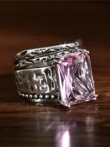 1 PC Women's Ring Bohemian Retro Women's Engagement Ring, Wedding Ring, Fashion Promise Ring, Merry Christmas, Halloween, Thanksgiving and other holiday gifts, Jewelry Ring for Her