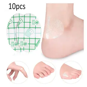 10-Piece Self-Adhesive Heel Protector Set, Prevents Heel Wear and Blisters, Comfortable Foot Care Solution, Ideal for Daily Use
