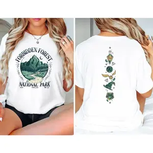 National Park Shirt, Forbidden Forest T-shirt, Wizard School Shirt, Wizard T-shirt, National Park Lover Gift, Mountain Shirt, Hiking Shirt