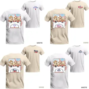 [Sale Up To 50%] Dogs Beer Tshirt/Sweatshirt/Hoodie, 2-sided Graphic Tees, Cute Dog Shirt for Men and Women, 4th Of july T-Shirt, Menswear Streetwear, Casual Summer Top