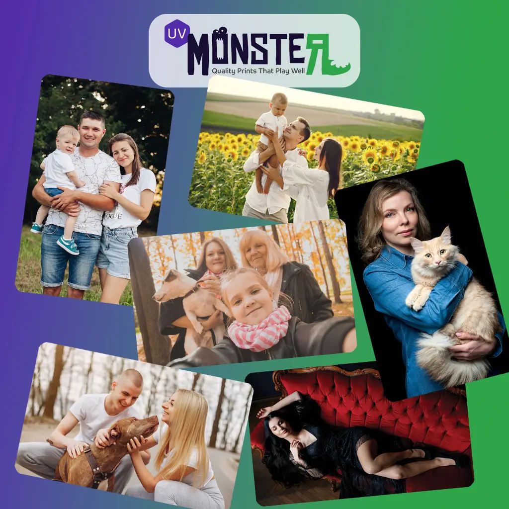 Stainless Steel Metal Photo Card - Double-Sided Full Color Custom Photo Printed