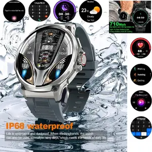 2026 New V69 Bluetooth-compatible Calling Watch, One-Touch Bluetooth-compatible Connection, Call Reminder, APP Message Push, Sports Record, Sleep Monitoring
