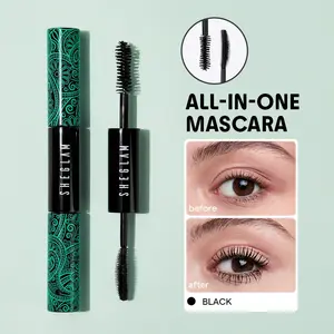SHEGLAM All-In-One Volume Length Mascara Washable Quick Drying Black Mascara Eyelash Enhancer Makeup