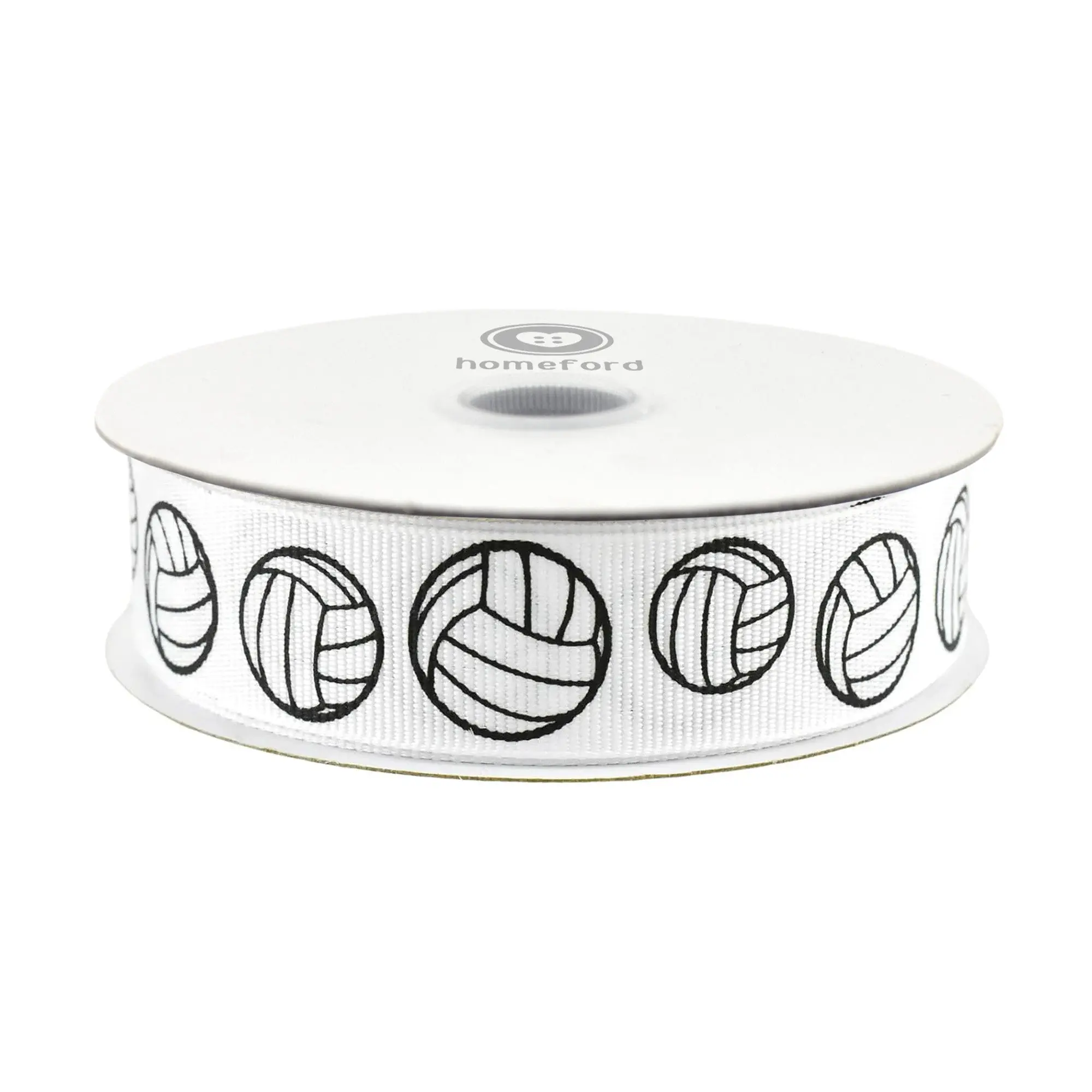 Volleyball Sports Grosgrain Ribbon, 7/8-inch