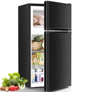 Antarctic Star Compact Refrigerator 2.45 cu.ft, Mini Fridge with Freezer for Bedroom Office, Adjustable Mechanical Thermostat, 32.48 Inch Tall Dorm Refrigerator for Home, Upper Freezer & Lower Refrigerator
