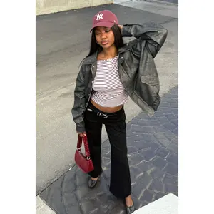 Mori Oversized Faux Leather Jacket