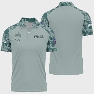 PING Masters Tournament Golf Polo Shirt Championship Style Lightweight Breathable Athletic Fit Wear