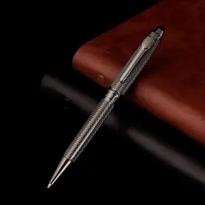 Twist Ballpoint Pen, 1 Count Retractable Ball Point Pen, Stainless Steel Lacquer Roller Ball Pen, Elegant Signature Pen, Gift Pen for Men Women, Office Supplies, Creative Metal Pen