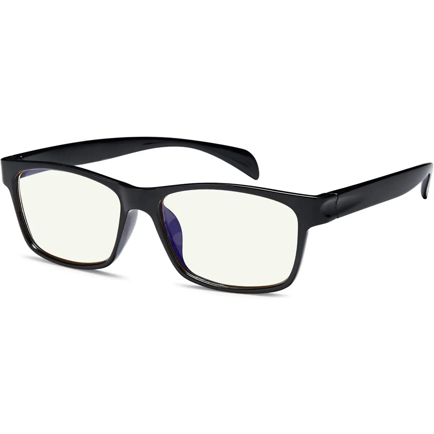 Casual Anti Glare Eyewear with a Lightweight TR90 Nylon Frame, Unisex UV400 Tinted Lens for Gaming and Working, Comfortable Long-Term Wear, Tinted Lens Eyeglasses