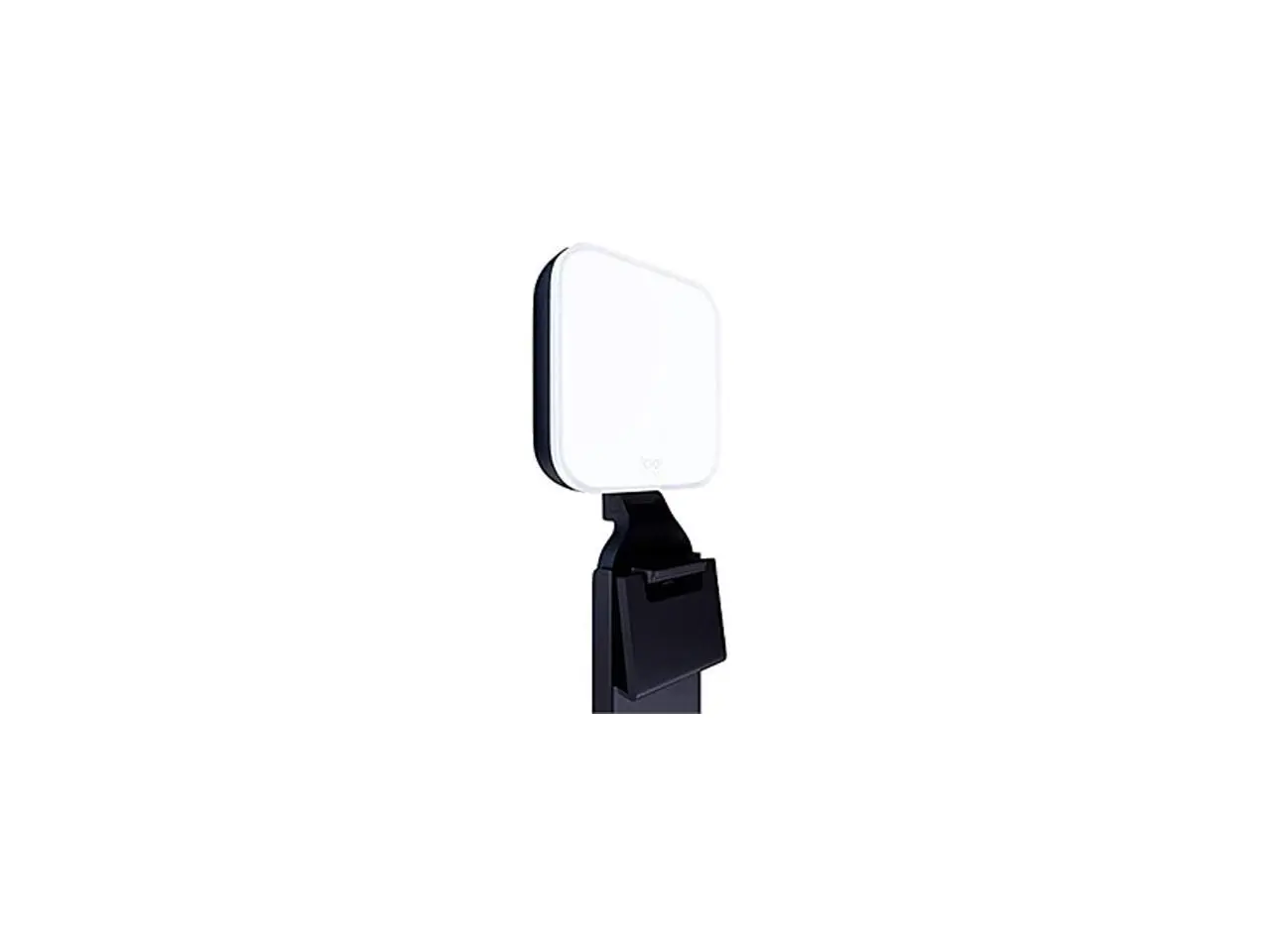 Logitech Litra Glow Premium LED Streaming Light with TrueSoft, adjustable monitor mount, brightness & color temp settings, desktop app control for PC/Mac - Graphite