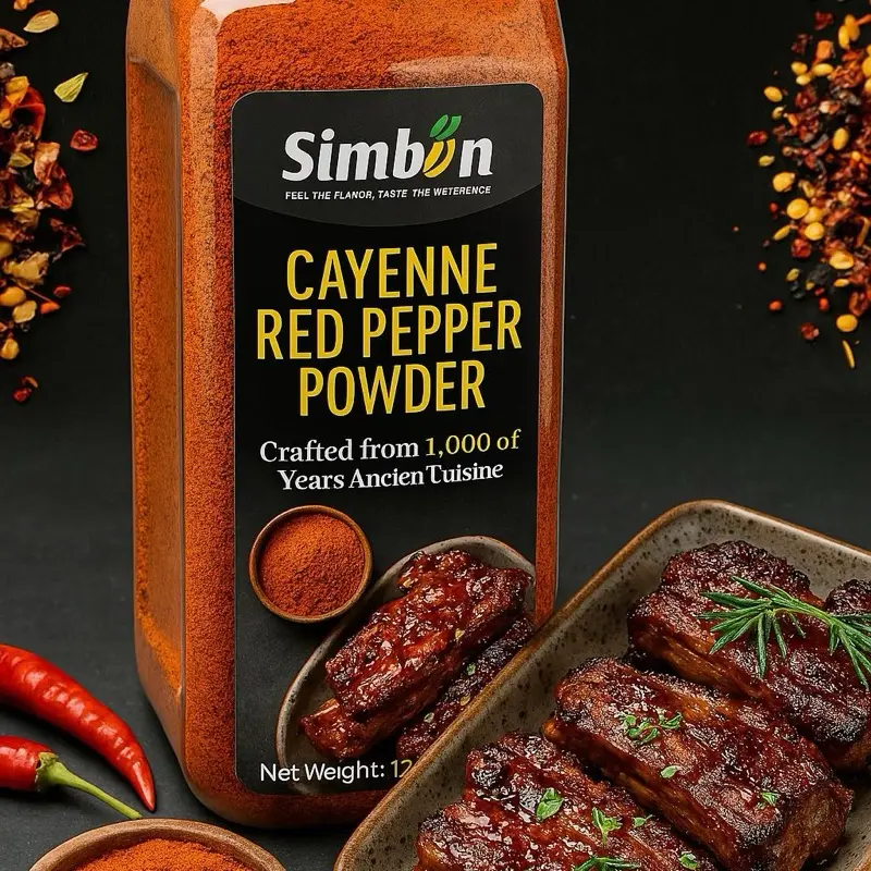 Simbon Cayenne Red Pepper Powder - Crafted from 1000 Years Ancien Tuisine - Net Weight 12g - Flavorful Spice Blend