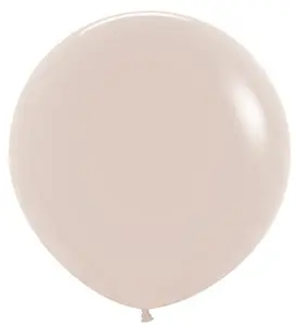 18" Sempertex Deluxe White Sand Latex Balloons 25ct  #55361